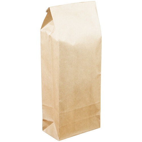Block bottom bag, unprinted, flour bag 2.5kg